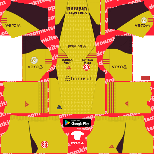 Sport Club Internacional GK Third kit 2023-2024 Dream League Soccer 2019 / FTS