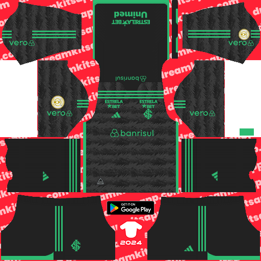 Sport Club Internacional Third kit 2023-2024 Dream League Soccer 2019 / FTS