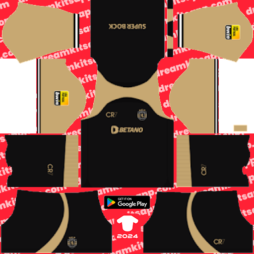 Kit / Uniforme Tercero Sporting Lisboa 2023-2024 Dream League Soccer 2019 / FTS