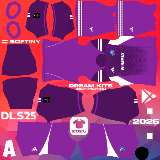 Kit GK Third Strasbourg 2025-2026 Dream League Soccer / DLS 2025 512x512 PNG