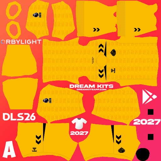 Kit / Équipement Gardien de but Troisième Sunderland AFC 2026-2027 Dream League Soccer / DLS 2026 512x512 PNG