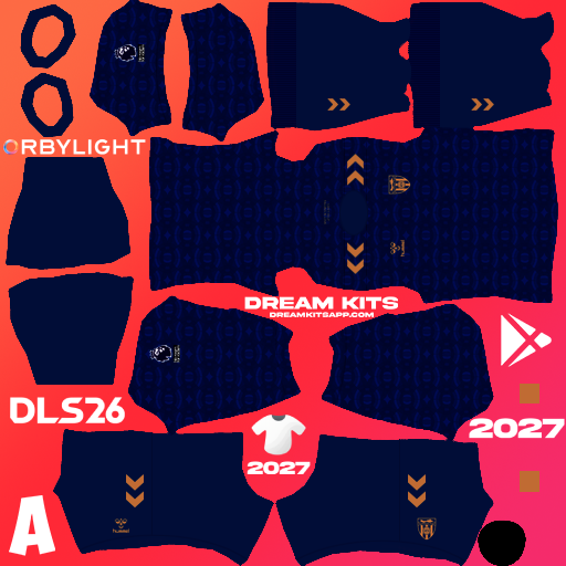 Kit / Équipement Troisième Sunderland AFC 2026-2027 Dream League Soccer / DLS 2026 512x512 PNG