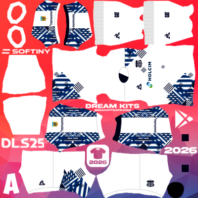 Kit Away Talleres de Córdoba 2025 Dream League Soccer / DLS 2025