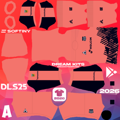 Kit GK Home Talleres de Córdoba 2025 Dream League Soccer / DLS 2025