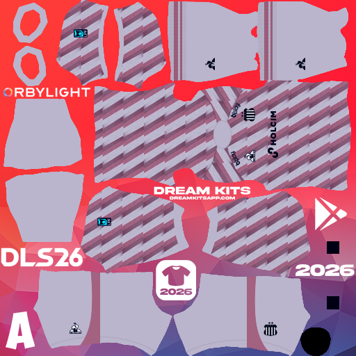 Kit / Equipamento Goleiro Terceiro Talleres de Córdoba 2026 Dream League Soccer / DLS 2026 512x512 PNG