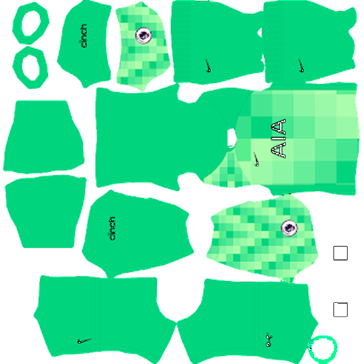 Tottenham GK Home kit 2021-2022 Dream League Soccer 2025