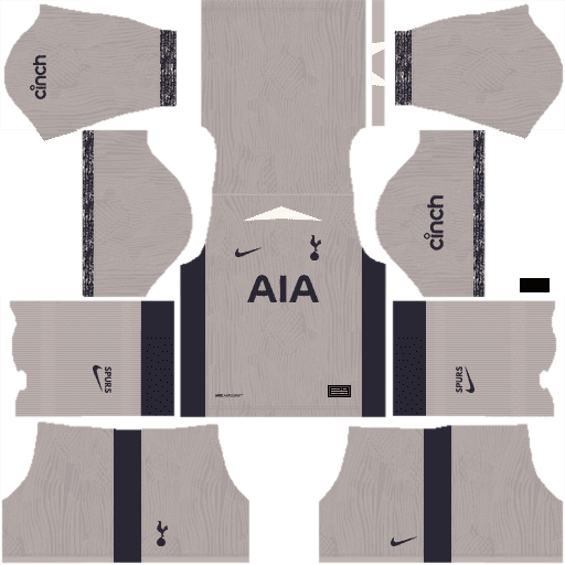 Kit / Uniforme Tercero Tottenham 2023-2024 Dream League Soccer 2019 / FTS