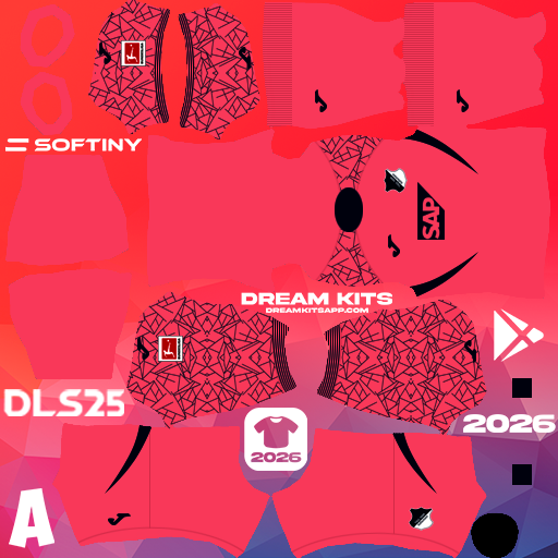 Kit GK Third TSG Hoffenheim 2025-2026 Dream League Soccer / DLS 2025 512x512 PNG