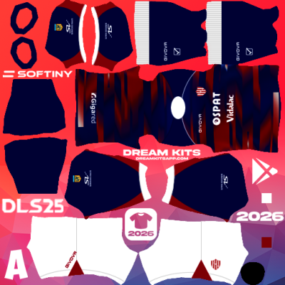 Kit Away Unión de Santa Fe 2025 Dream League Soccer / DLS 2025