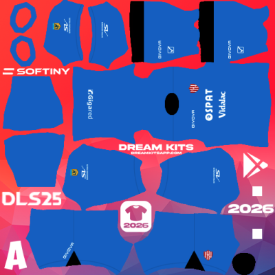 Kit GK Away Unión de Santa Fe 2025 Dream League Soccer / DLS 2025