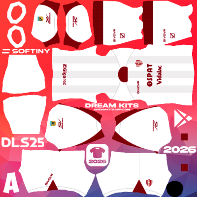 Kit Third Unión de Santa Fe 2025 Dream League Soccer / DLS 2025