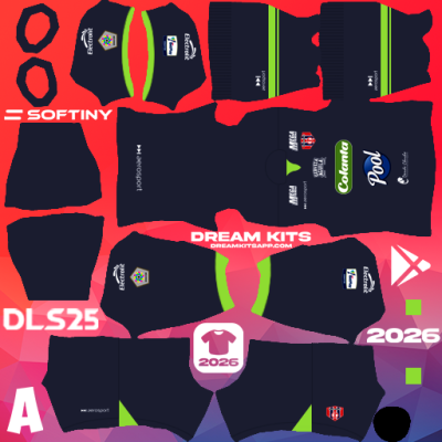 Kit GK Away Unión Magdalena 2025 Dream League Soccer / DLS 2025