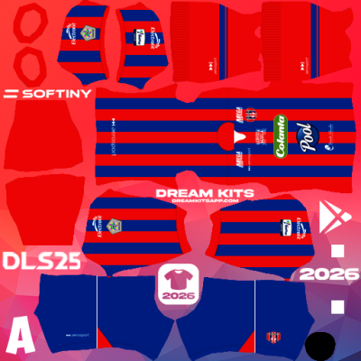 Kit Home Unión Magdalena 2025 Dream League Soccer / DLS 2025