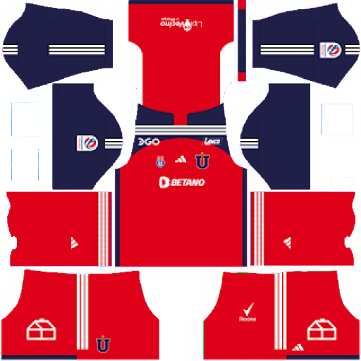 Universidad de Chile Away kit 2023 Dream League Soccer 2019 / FTS