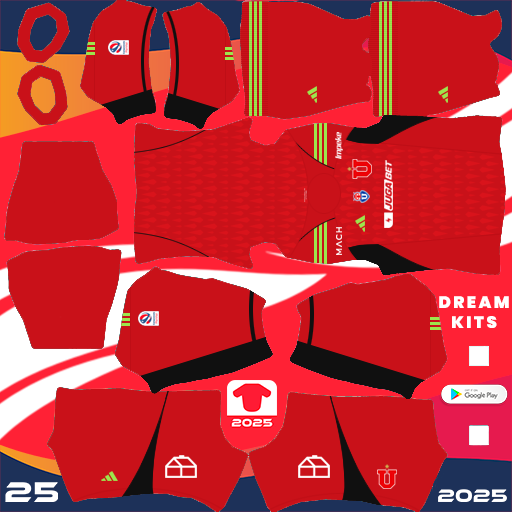 Universidad de Chile GK Away kit 2024 Dream League Soccer 2025