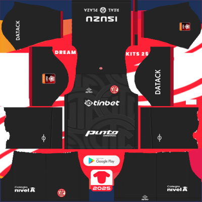 Kit / Équipement Extérieur Universidad Técnica Cajamarca 2025 Dream League Soccer 2019 DLS / FTS