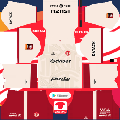 Kit Home Universidad Técnica Cajamarca 2025 Dream League Soccer 2019 DLS / FTS