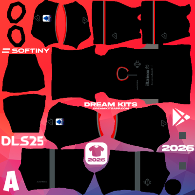 Kit Third US Cremonese 2025-2026 Dream League Soccer / DLS 2025
