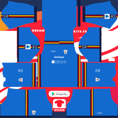 Kit / Équipement GB Extérieur US Lecce 2024-2025 Dream League Soccer 2019 / FTS