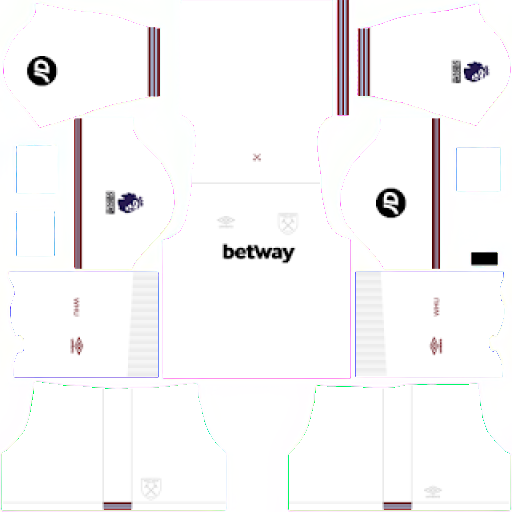 West Ham Away kit 2023-2024 Dream League Soccer 2019 / FTS