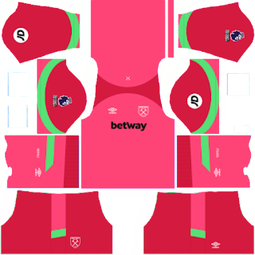 West Ham GK Third kit 2023-2024 Dream League Soccer 2019 / FTS